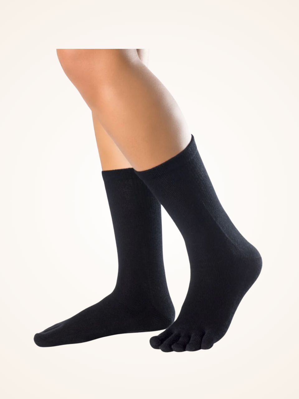 Zehensocken aus Merinowolle und Baumwolle