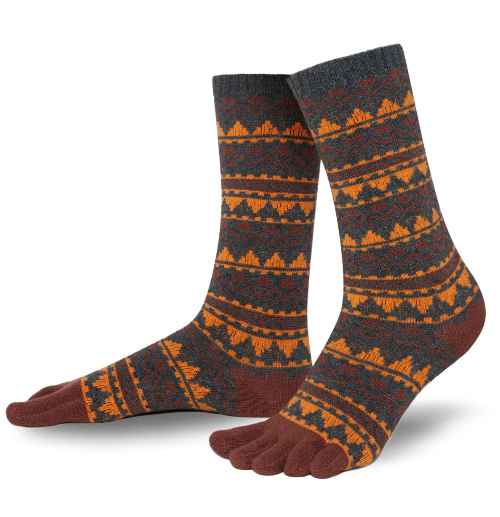 Zehensocken aus nordischer Waldwolle