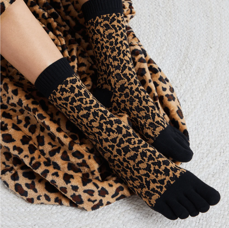 Leoparden-Zehensocken