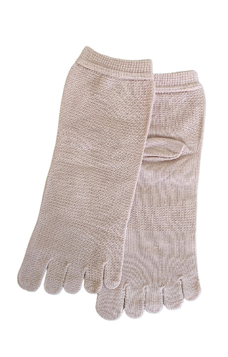 Zehensocken aus Seidennetz