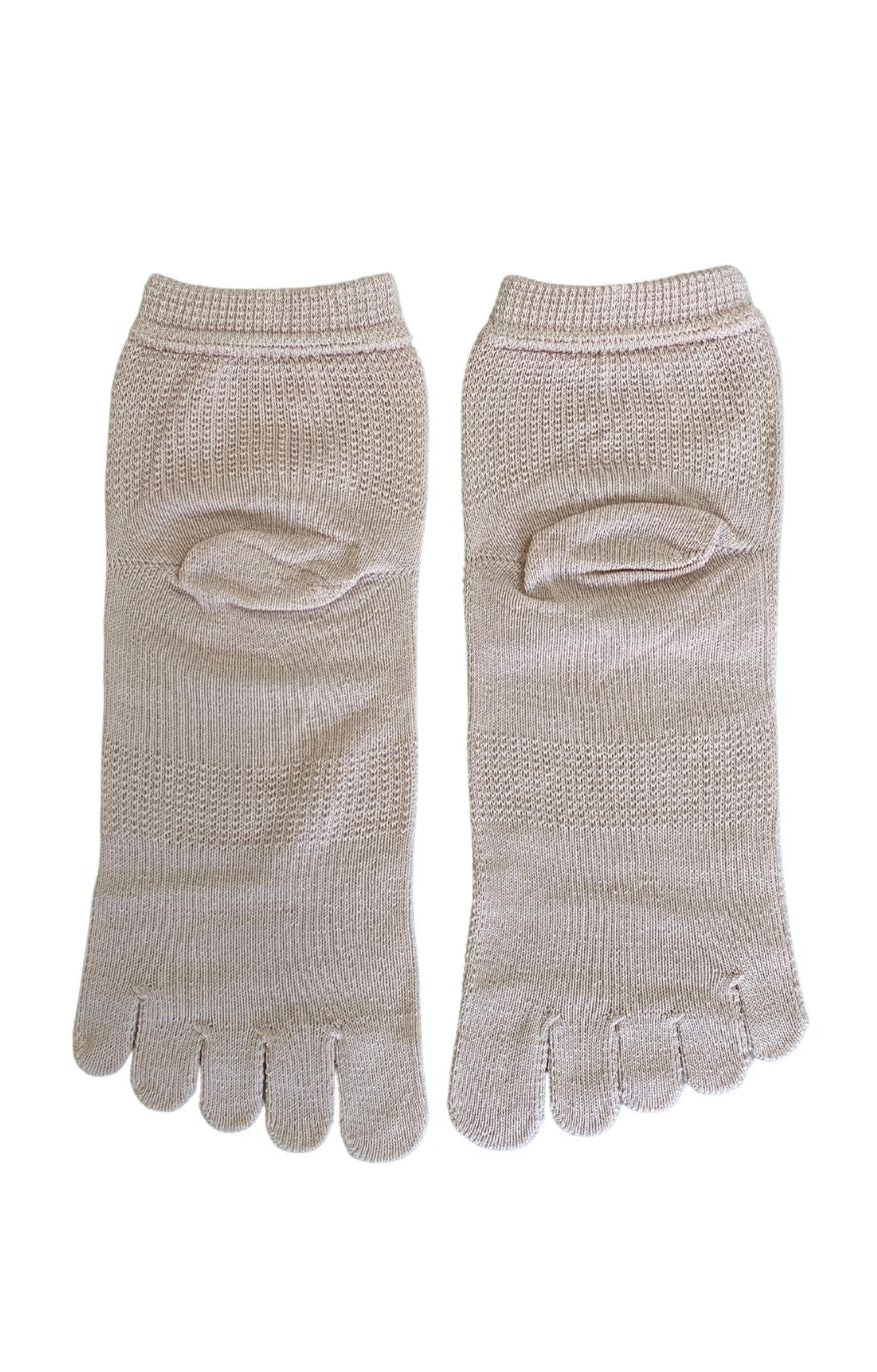 Zehensocken aus Seidennetz
