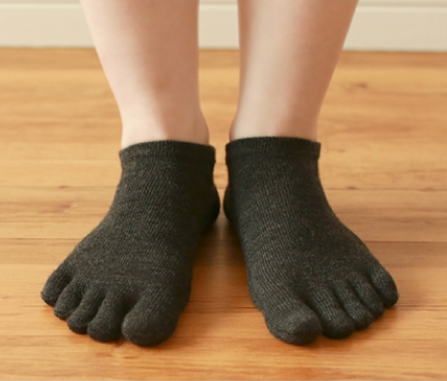 Knöchelsocken aus Seiden- und Wollmischung